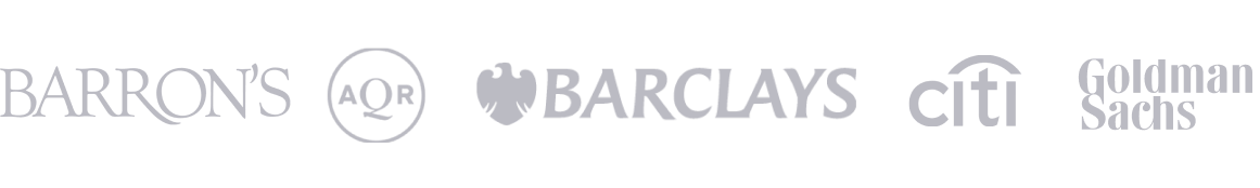 Barron's, AQR, BARCLAYS, citi, Goldman Sachs